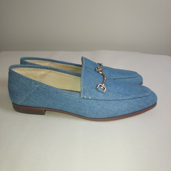 Sam Edelman " Loraine" washed Indigo Loafer. - Picture 3 of 6